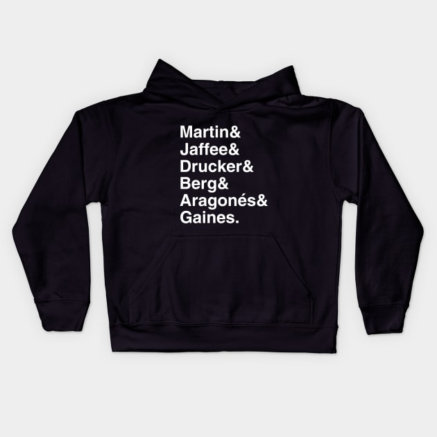 Gang of Idiots List Kids Hoodie by GloopTrekker